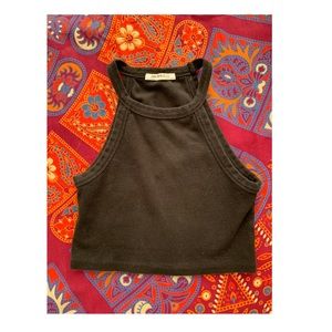 Black halter crop top🖤